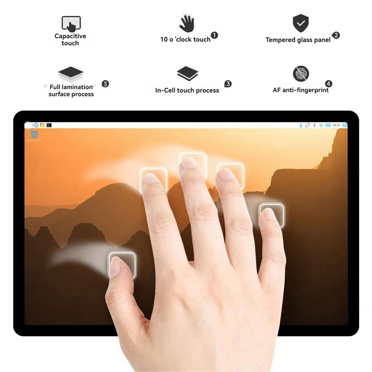 Pi Display - HDL 11EP-CAPLCD 11inch Capacitive Touch Screen