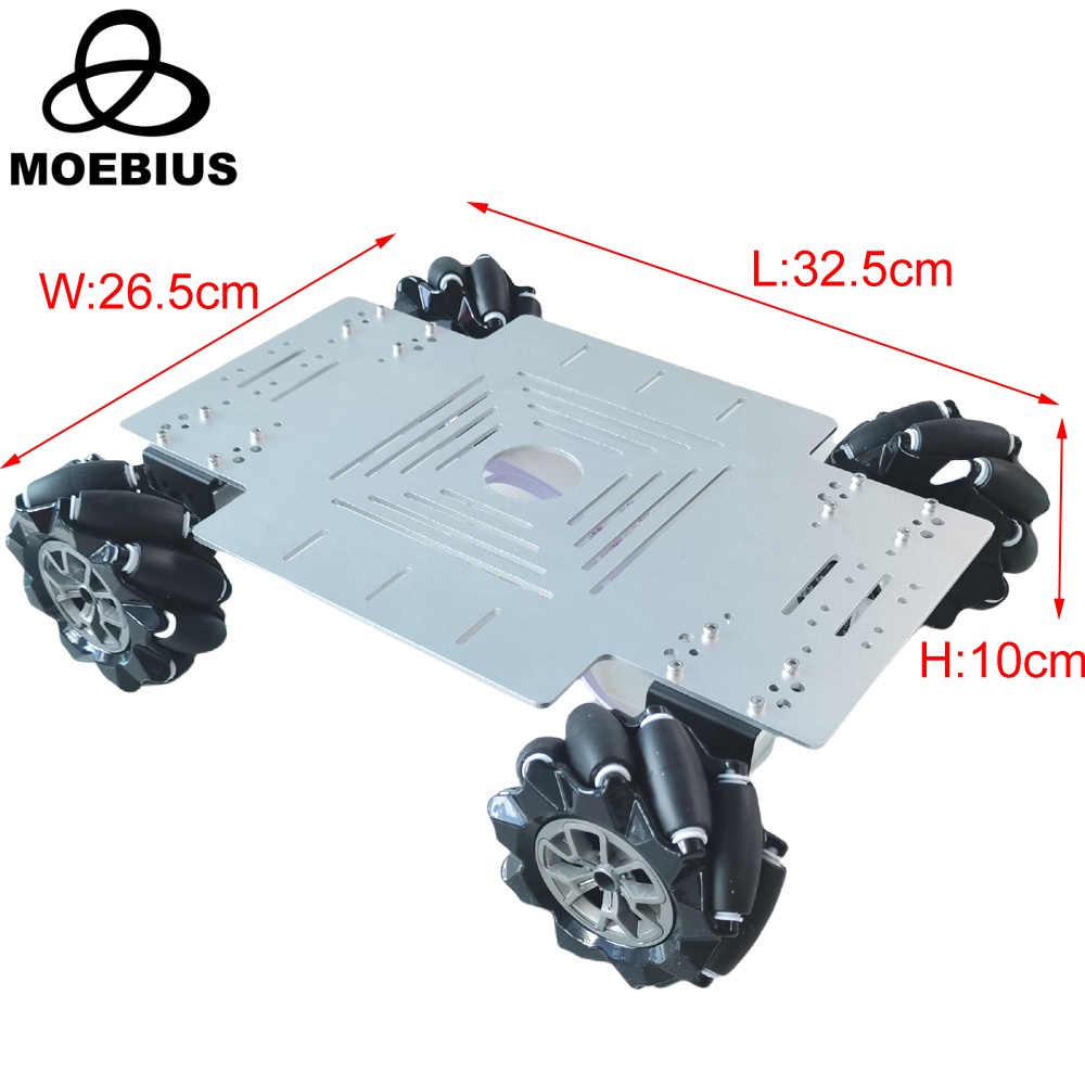 MOEBIUS 26KG Load 4WD Mecanum  - đánh giá và giá Arduino Kit