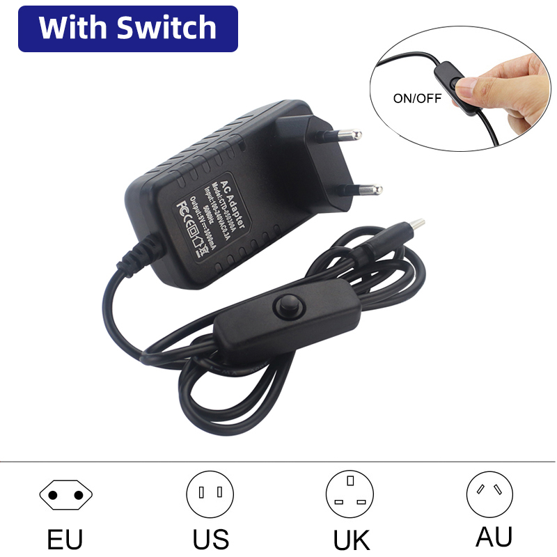 5V 3A Raspberry Pi 4 Nguồn USB - đánh giá và giá Raspberry Pi 4