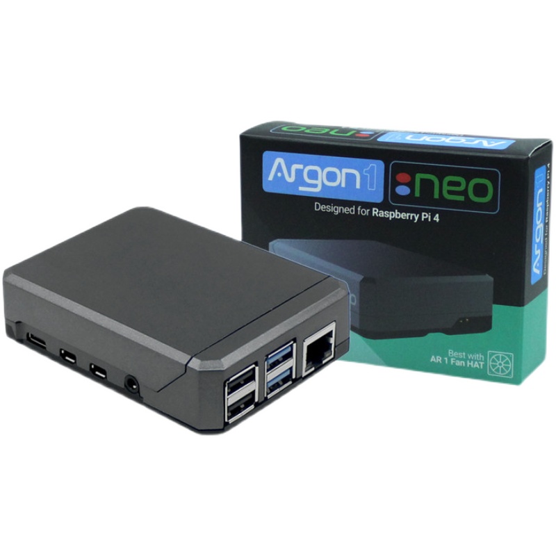 Raspberry Pi 4 Argon NEO Case  - đánh giá và giá Pi 4 Case