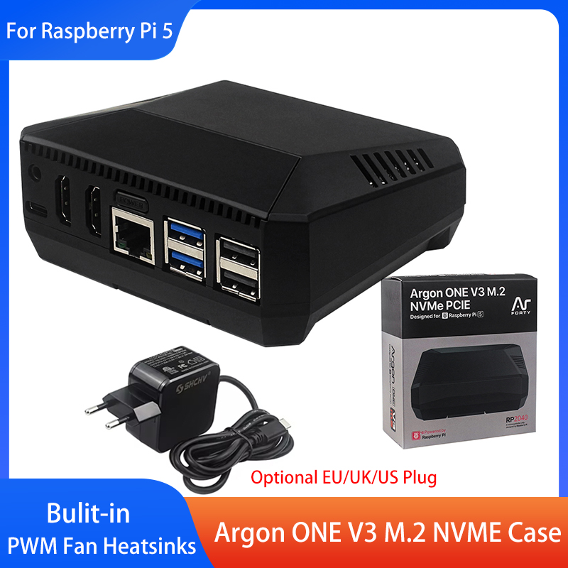 Argon ONE V3 M.2 NVME Case Alu - đánh giá và giá Pi Cooler