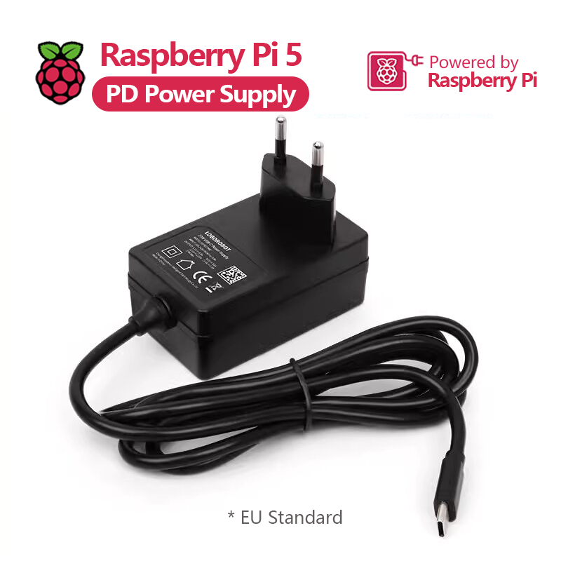 Raspberry Pi 5 PD Power Adapte - đánh giá và giá Pi Power Supply