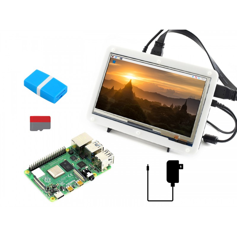 Raspberry Pi 4 Model B Display - đánh giá và giá Pi 4 Case