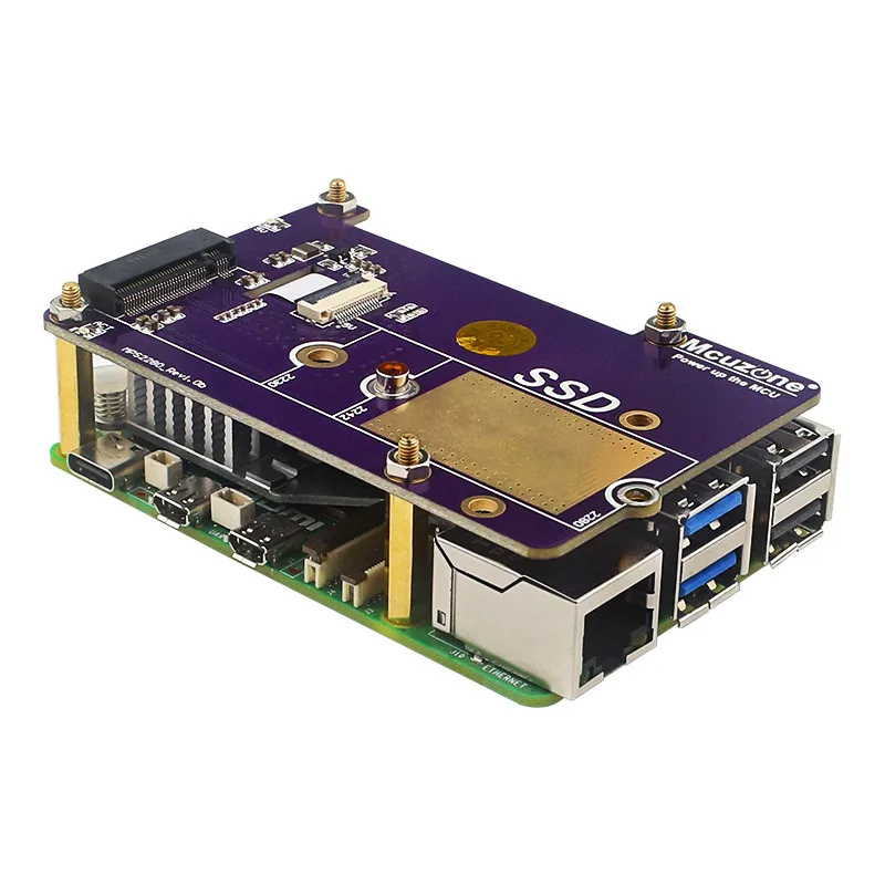 Raspberry Pi 5 PCIe to M.2 NVM - đánh giá và giá Pi Cooler