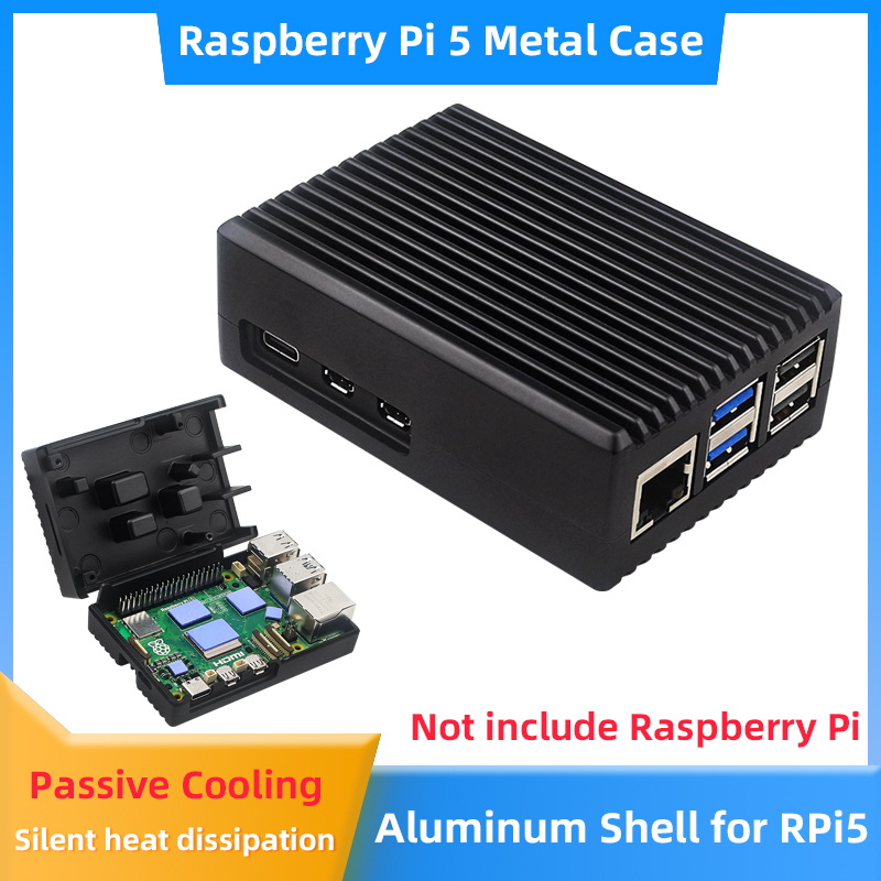 Raspberry Pi 5 Aluminum Case A - đánh giá và giá Pi Cooler