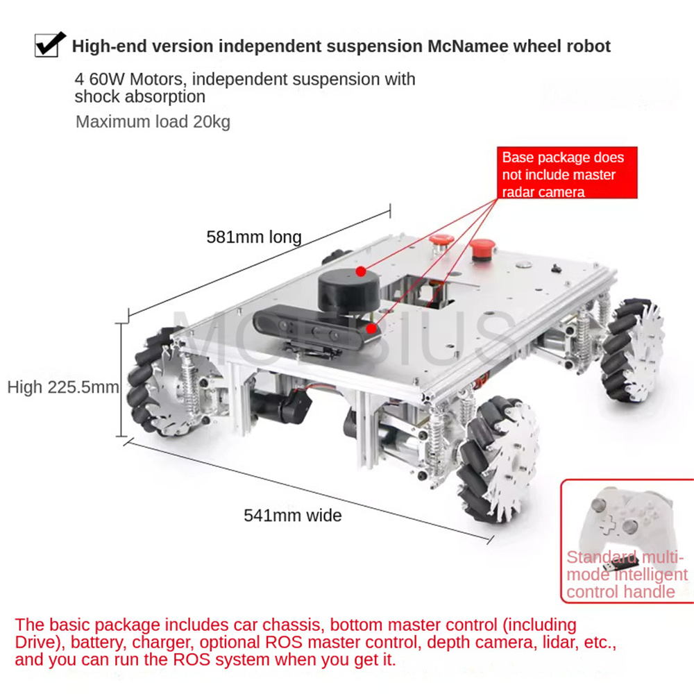Big Load ROS2 Autopilot Mecanu - đánh giá và giá Raspberry Pi 5